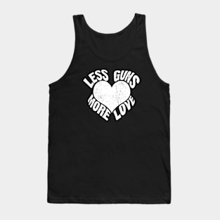 Less Guns, More Love Peace Tank Top